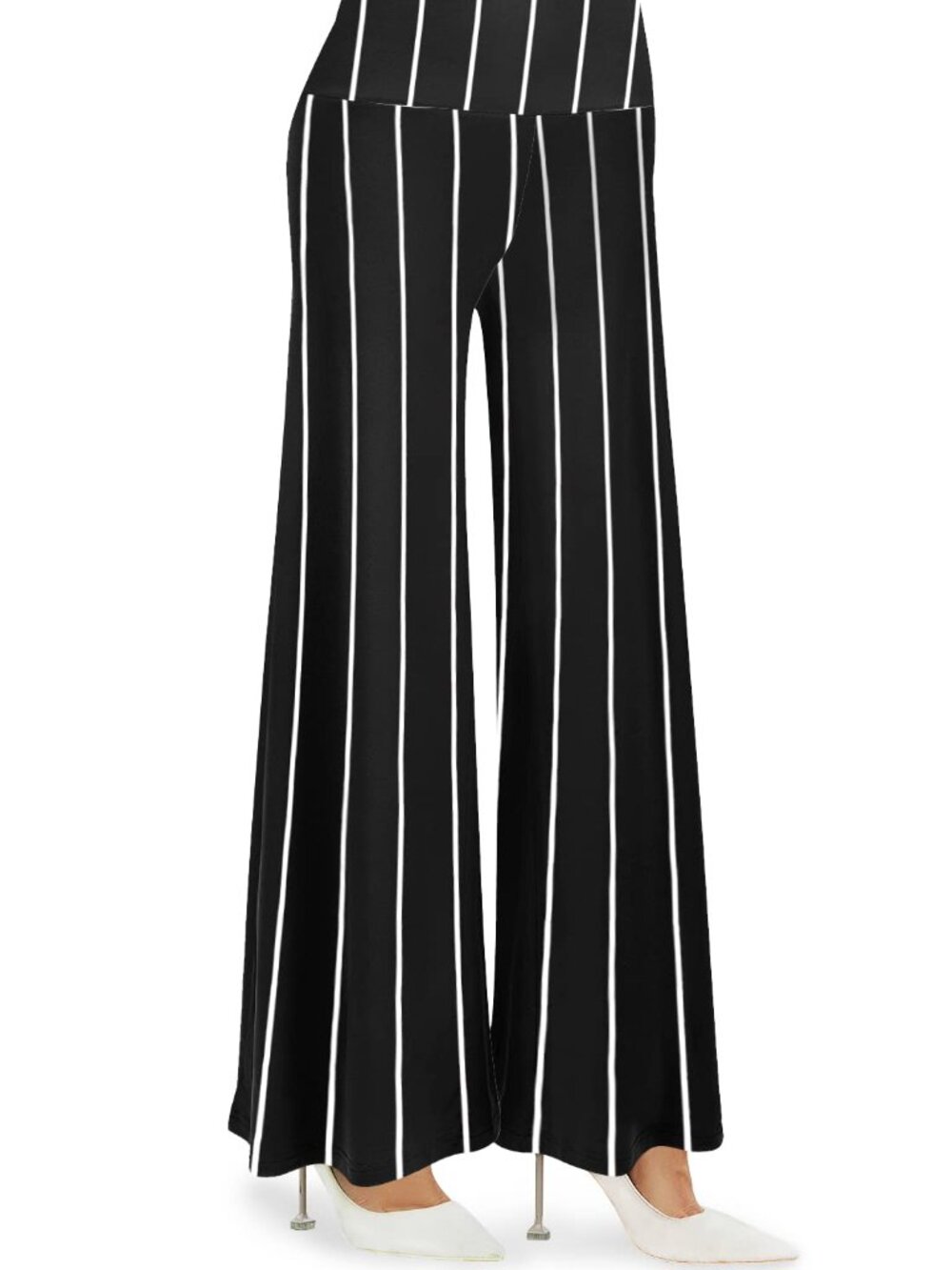 Women's Stretchy Wide Leg Palazzo Lounge Pants Casual Comfy High Waist Pants